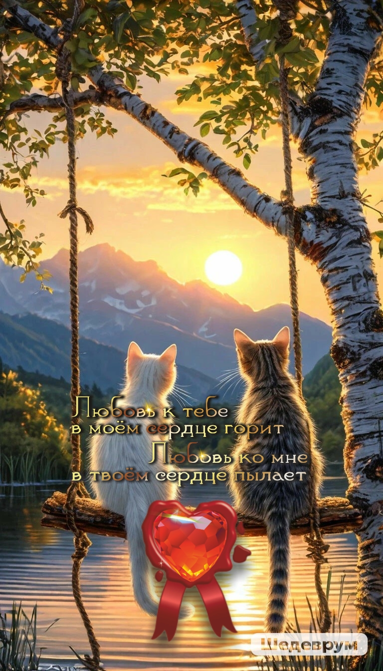 Кошки тоже любят