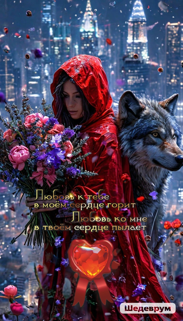 Красная шапочка и серый волк