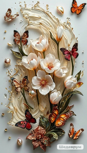 Цветочное пано