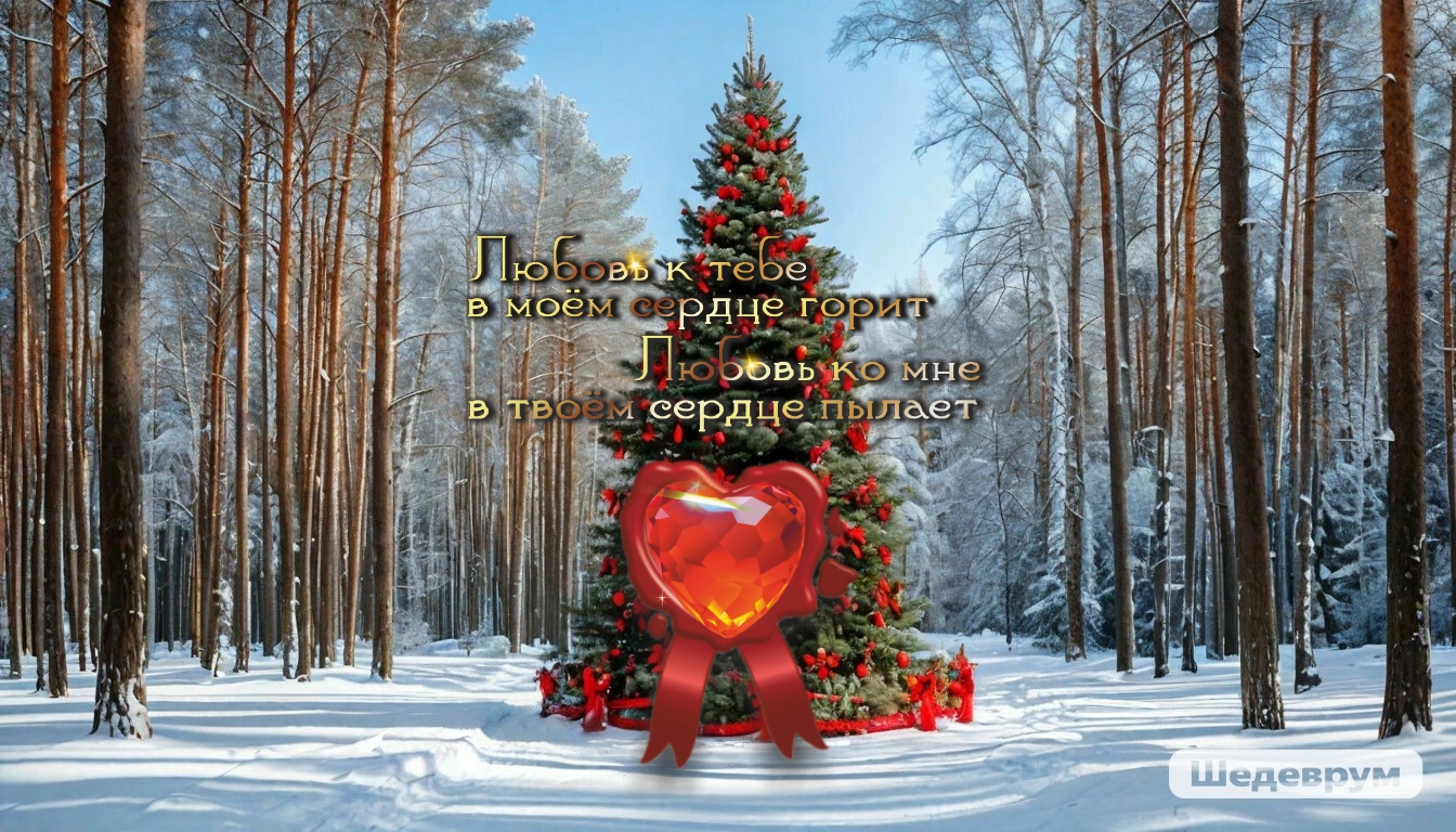 Царь-ёлка в лесу