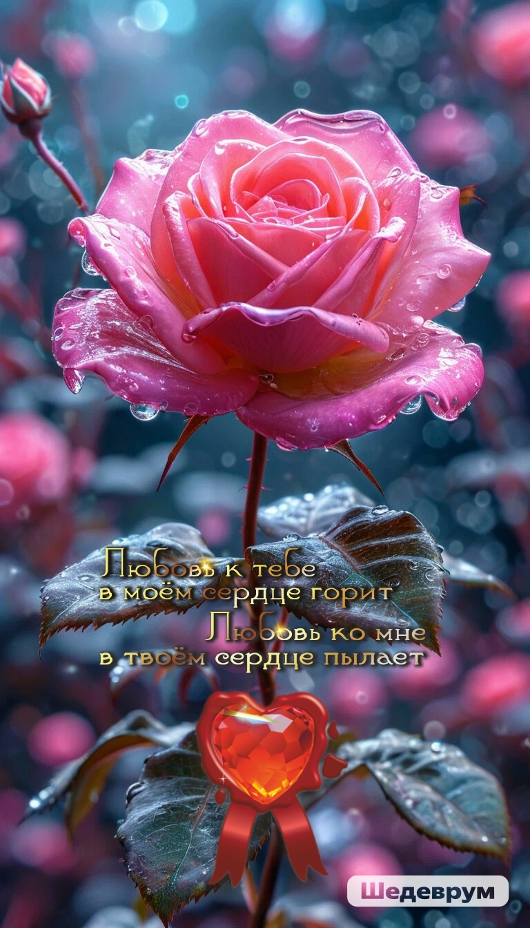 Розовая роза