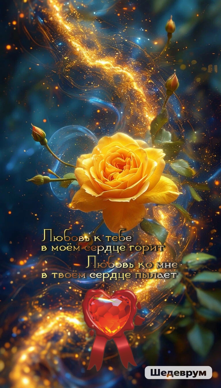 Жёлтая роза