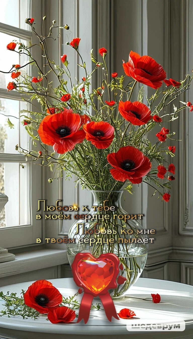 Красные маки