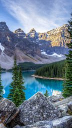 Скалистые горы, где спят облака