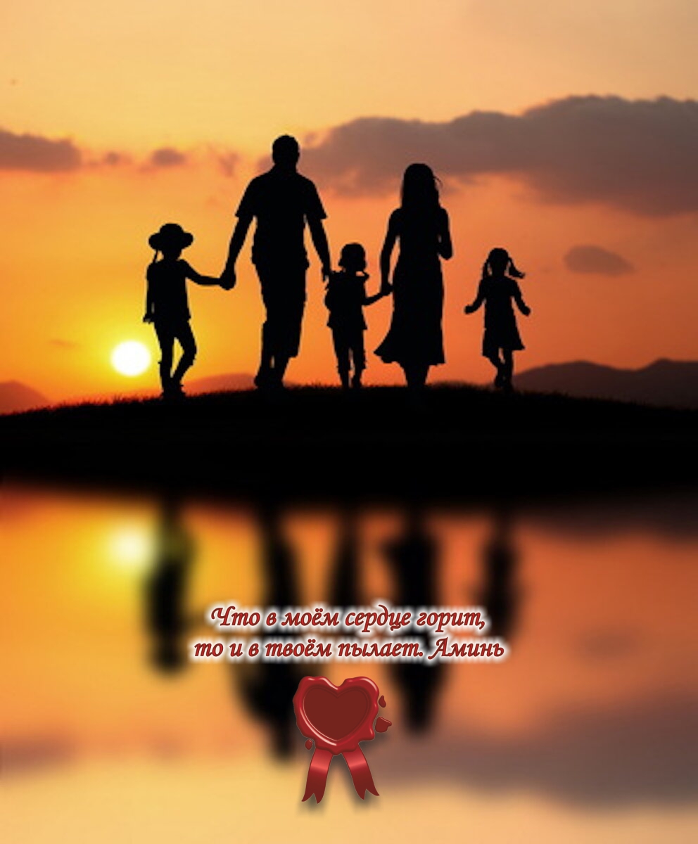 Большая, дружная семья