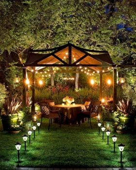 Вечер в моей беседке