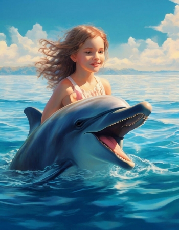 Девочка и дельфин