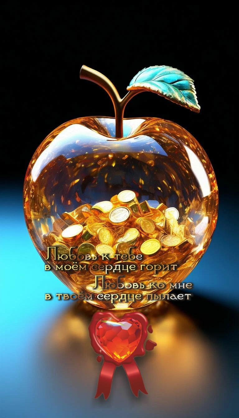 Сокровища в яблоке