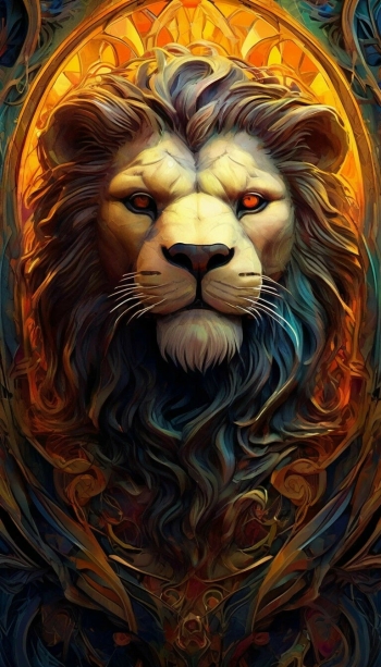 Лев защитник