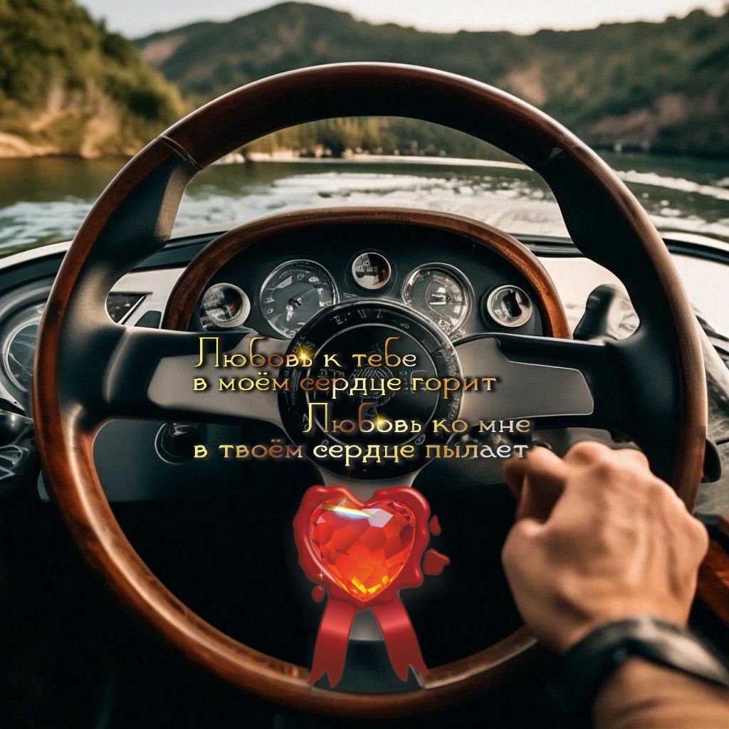 За штурвалом яхты