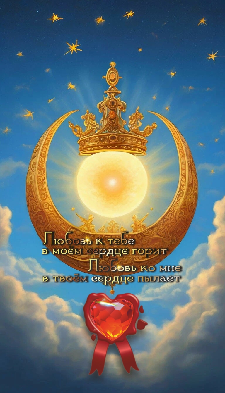 Луна, солнце и корона