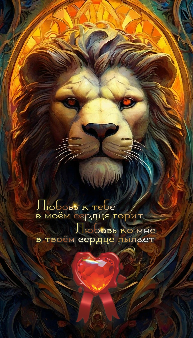 Лев защитник