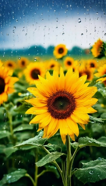 Подсолнухи