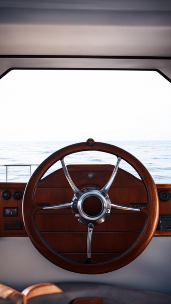 За штурвалом собственной яхты