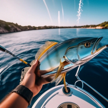 Улов на личной яхте