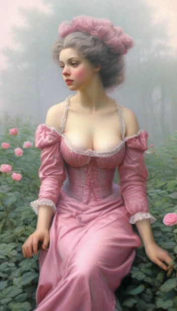 Девушка в розовом